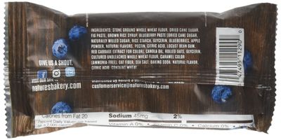 Nature's Bakery Fig Bar, Blueberry, 2 oz