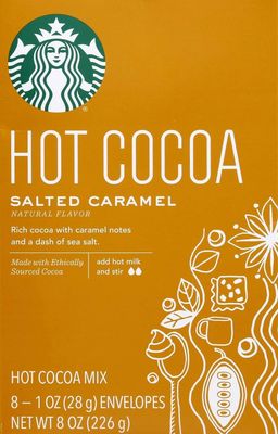Starbucks Classic Hot Cocoa (Salted Caramel, 8 Count (Pack of 1))