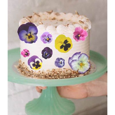 CHOCKACAKE Edible Flowers for Cake Decorating Topper Sunflowers for Cupcakes Drinks Decorations (28pcs)