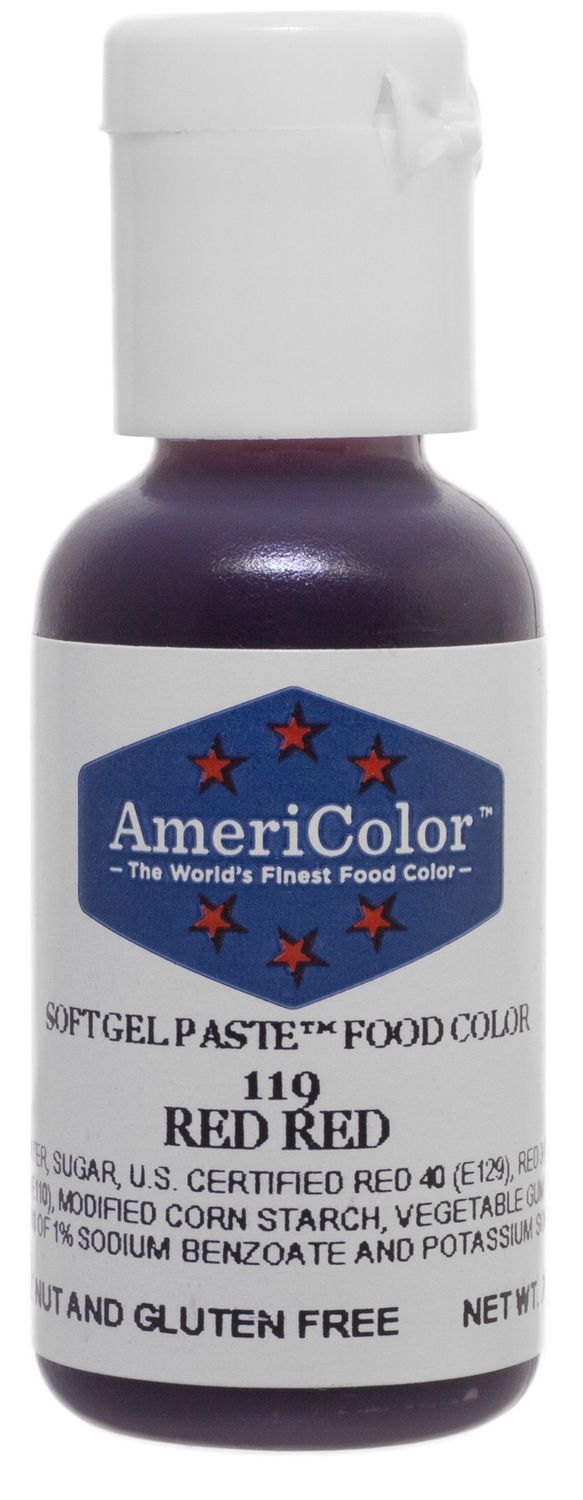 Americolor Soft Gel Paste Food Color, 0.75-Ounce, Red
