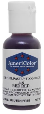 Americolor Soft Gel Paste Food Color, 0.75-Ounce, Red