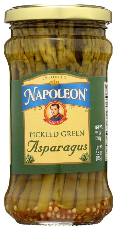 Napoleon Pickled Green Asparagus, 9.9 Oz (Pack of 6)