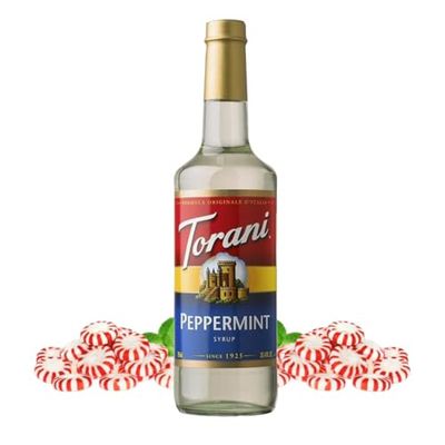 Torani+Peppermint+Coffee+Syrup+25oz+-+Plastic+Bottle