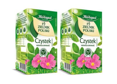 HERBAPOL CZYSTEK CISTUS INCANUS 1.41 oz (40g) 2PACK