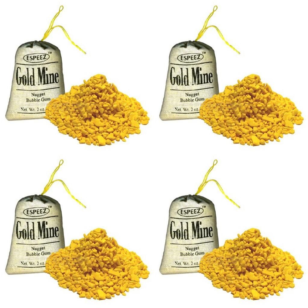 Gold Mine Bubble Gum Nuggets - 2 oz (24 pack)