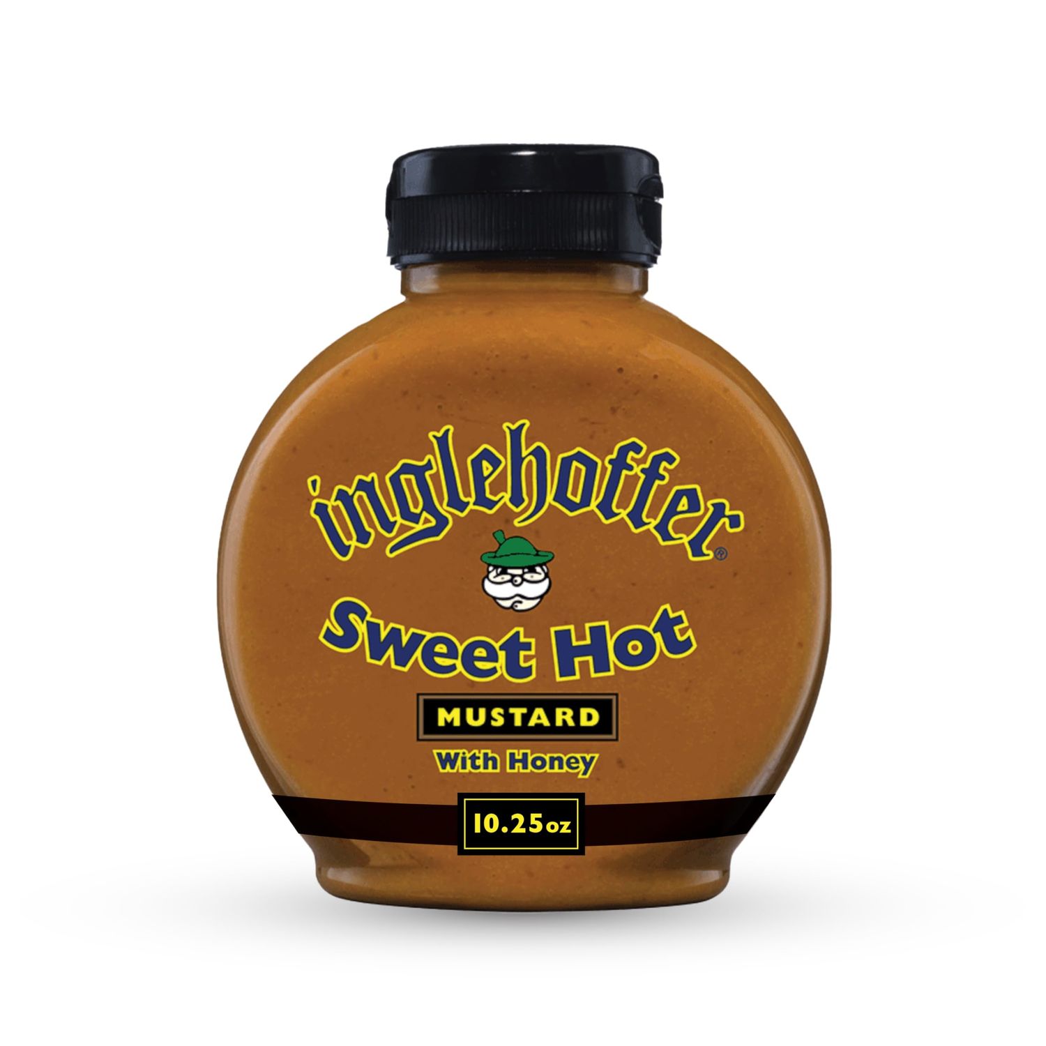 Inglehoffer Sweet Hot Mustard with Honey 10.25 oz Squeeze Bottle