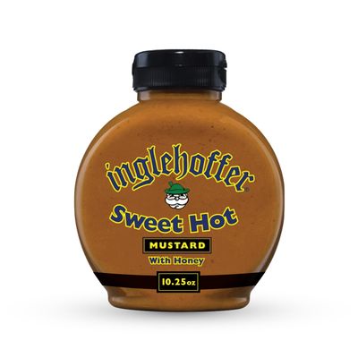 Inglehoffer Sweet Hot Mustard with Honey 10.25 oz Squeeze Bottle