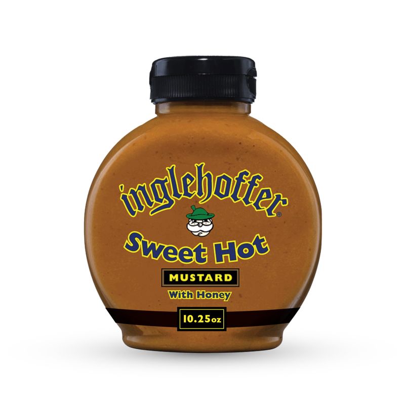 Inglehoffer Sweet Hot Mustard with Honey 10.25 oz Squeeze Bottle