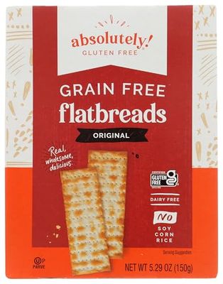 Absolutely Gluten Free Flatbread, Original, 5.29-Ounce