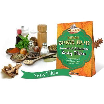 Mr Kooks Zesty Tikka Indian Spice Rub, 1.23 Ounce - 6 per case.