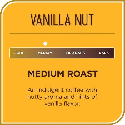Don Francisco's Vanilla Nut Medium Roast Coffee Pods - 12 K Cups Compatible with Keurig Brewers - 100% Arabica Single Serve Coffee Pods - Smooth, Rich Flavor with Vanilla and Nutty Notes
