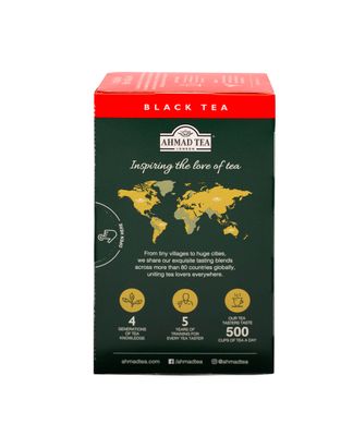 Ahmad Tea Black Tea, English Breakfast Teabags, 20 ct (Pack of 6) - Caffeinated &amp; Sugar-Free