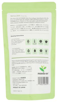 MAEDA-EN Maeda Sen Cha Green Tea, 5.3 OZ