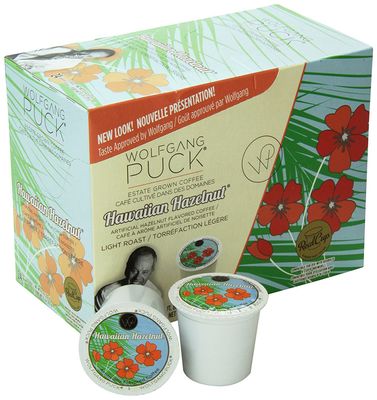 Wolfgang Puck Coffee Single Serve Capsules, Compatible with Keurig K-Cup Brewers, Hawaiian Hazelnut, 24 Count
