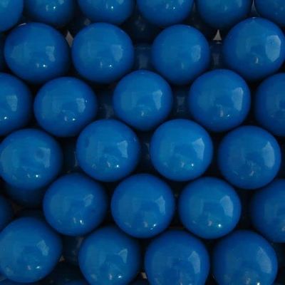 Bayside Candy 1 Large Gumballs - Colored Gumball Collection - Gumball Machine - Shimmer and Solid Colors (Blue Gumballs 1 Large, 1LB)