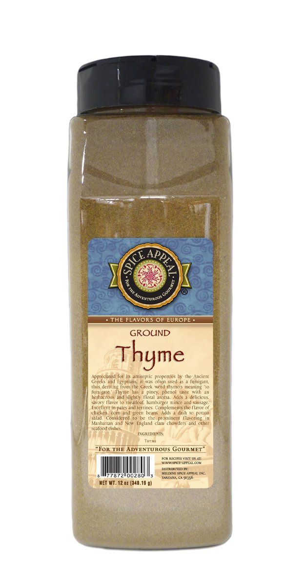 Spice Appeal Thyme Ground, 12 Ounce