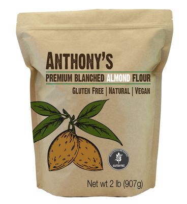 Anthony&#39;s Blanched Almond Flour, 2 lb, Finely Ground, Gluten Free, Non GMO, Vegan, Keto Friendly