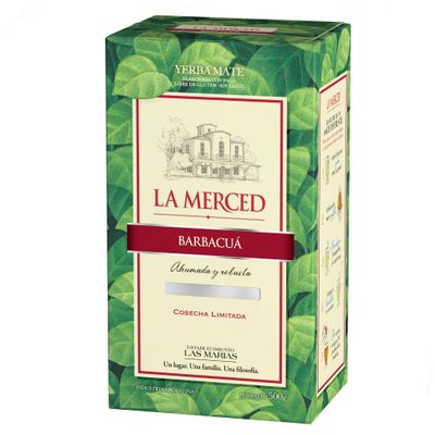 LA MERCED Barbacua Cosecha Limitada Yerba Mate 500gr. - Gluten Free.