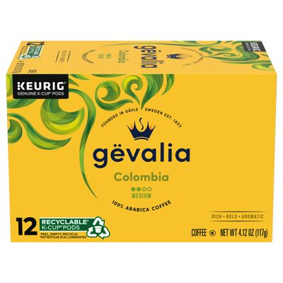 Gevalia Colombian Roast Keurig K Cup Coffee Pods (12 Count)