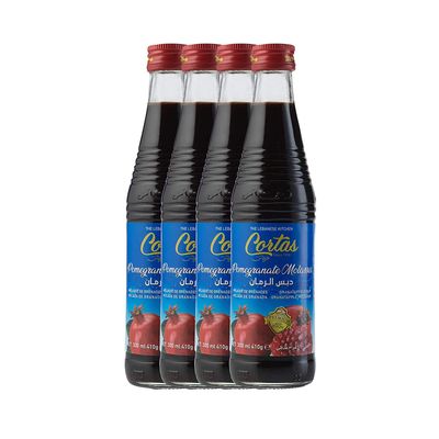 Cortas Pomegranate Molasses, 10 Fl Oz (Pack of 4)