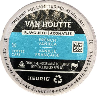 Van Houtte French Vanilla, Light Coffee, K-Cup Portion Pack for Keurig K-Cup Brewers 24-Count (Pack of 2)