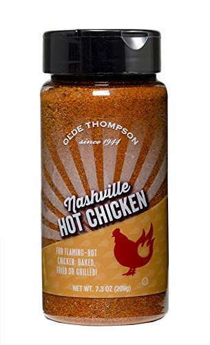 Olde Thompson Nashville Hot Chicken Seasoning, Flaming Hot Chicken Spice, 7.3 Ounce