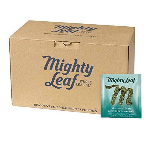 Mighty Leaf Tea - Marrakesh Mint - 100 Pouches Foil Wrapped
