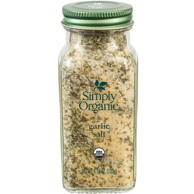 Simply Organic Garlic Salt, Certified Organic | 4.7 oz