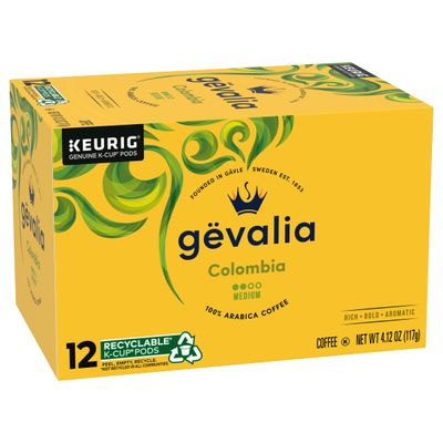 Gevalia Colombian Roast Keurig K Cup Coffee Pods (12 Count)
