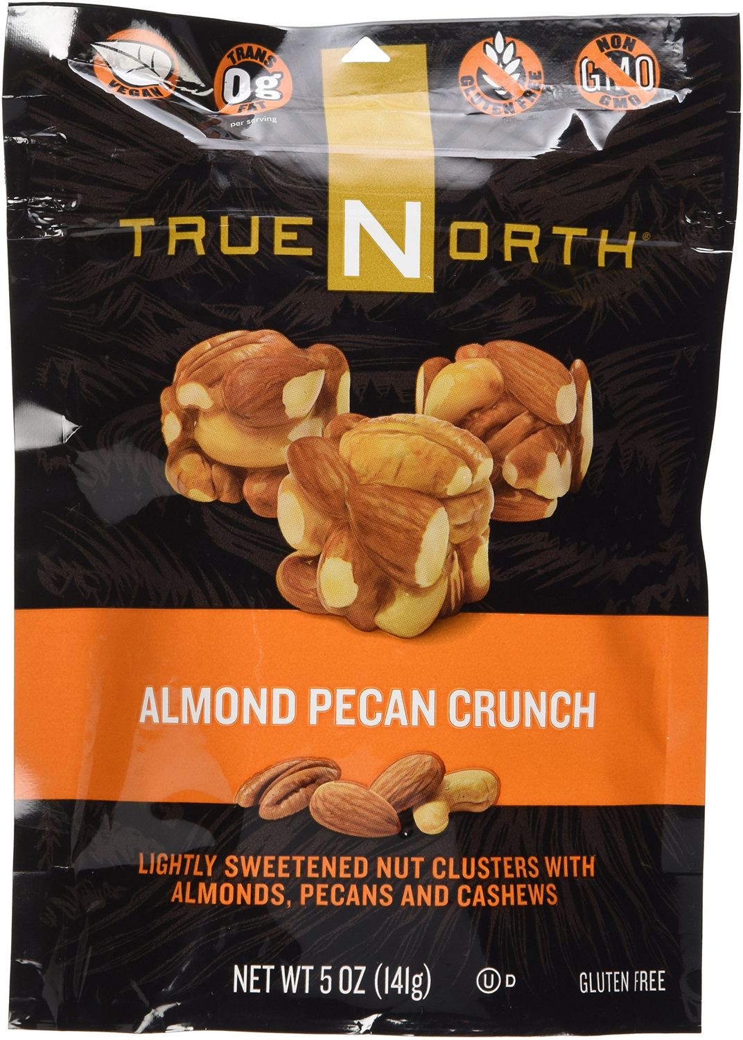 True North Almond Pecan Crunch Nut Clusters 5oz Bag