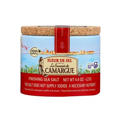 Le Saunier De Camargue | French Fleur Del Sel | Finishing Sea Salt, 4.4 oz (Pack of 2)