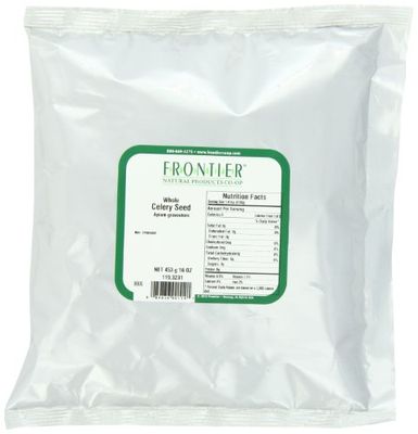 Frontier Co-op Whole Celery Seed, 1-pound Bulk Bag, Great Texture in Salads, Key in Ethnic Dishes and Pickling, Kosher
