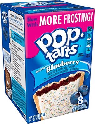 Kellogg&#39;s Pop-Tarts Frosted Blueberry Toaster Pastries 8 ct