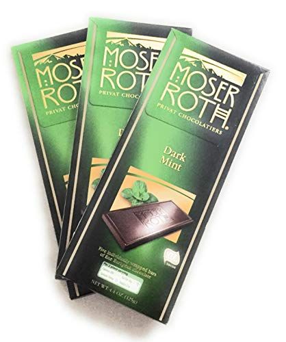 Moser Roth Mint Dark European Chocolate 4/pkL8