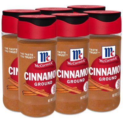 McCormick Ground Cinnamon, 2.37 oz (Pack of 6)