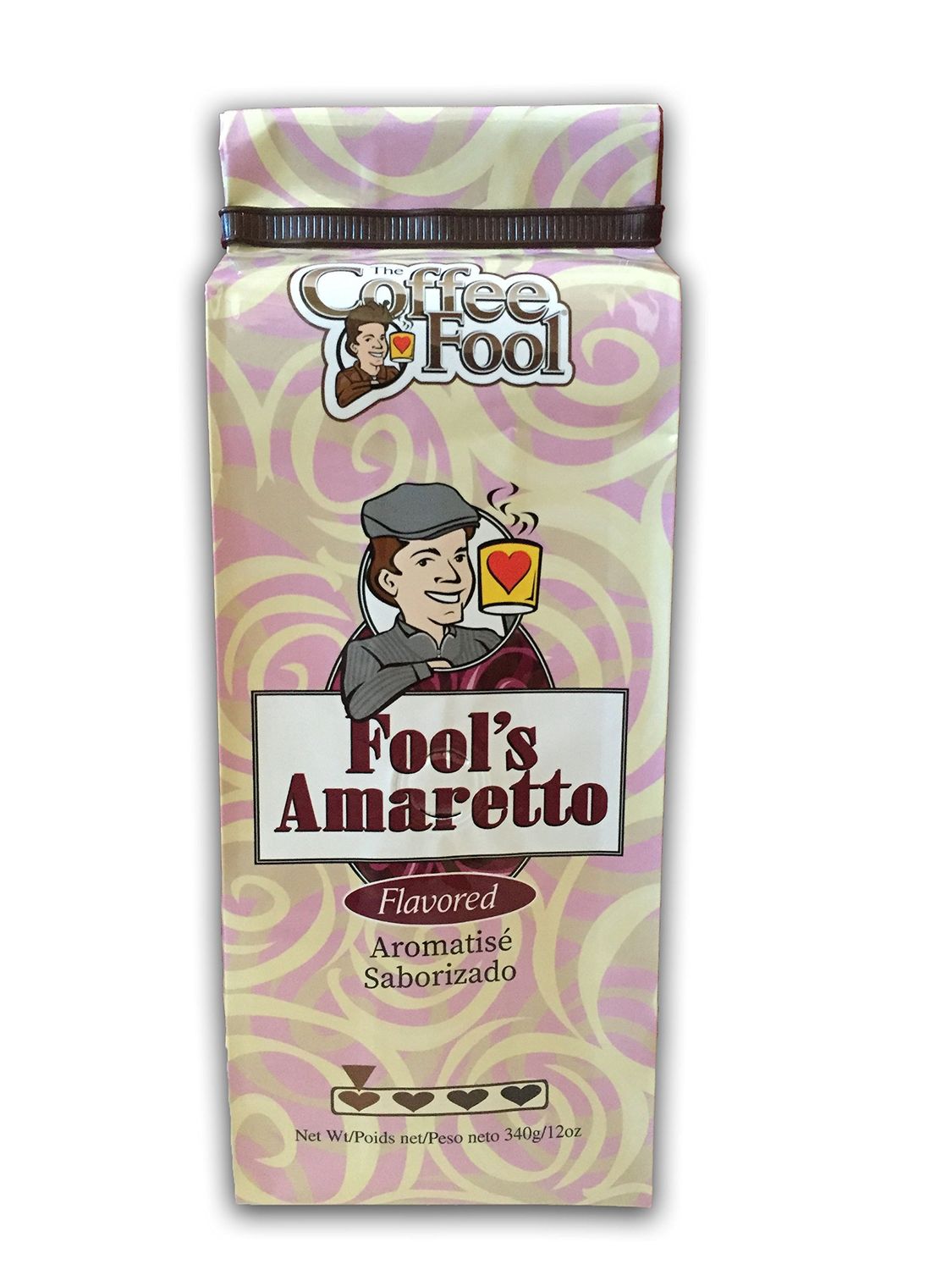 Coffee Fool&#39;s Decaf Amaretto (Whole Bean)