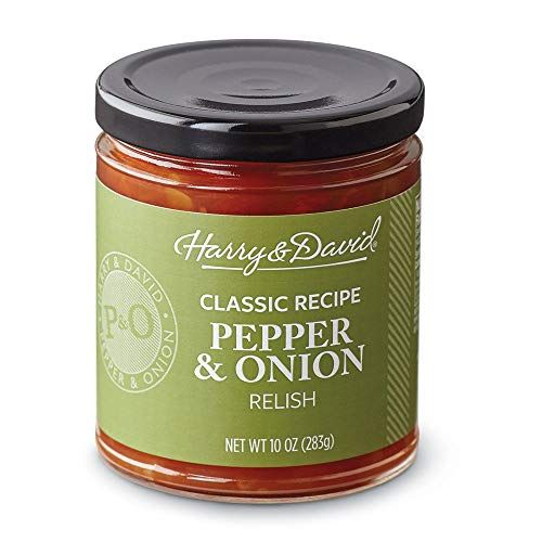Harry &amp; David Classic Recipe Pepper &amp; Onion Relish (10 Ounces), Hot Dog Topping, Hamburger Relish, Condiment Staple