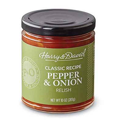 Harry &amp; David Classic Recipe Pepper &amp; Onion Relish (10 Ounces), Hot Dog Topping, Hamburger Relish, Condiment Staple