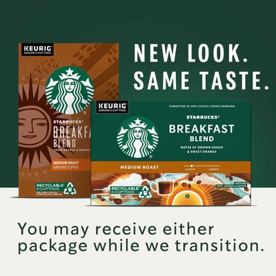Starbucks Black Coffee K-Cup Coffee Pods - Variety Pack for Keurig Brewers - 4 boxes (96 pods total)