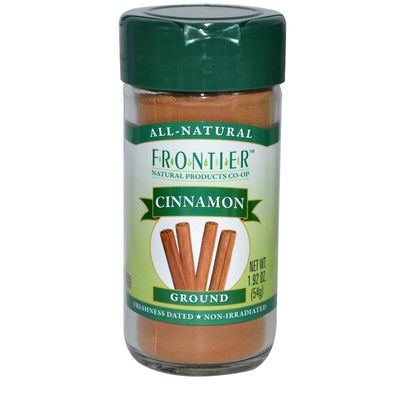 Frontier Co-op Organic Ground Korintje Cinnamon, 1.92 Ounce Bottle, Gourmet Quality Cinnamon, Full Balanced Flavor, Kosher