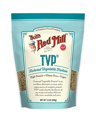 Bob&#39;s Red Mill TVP (Textured Vegetable Protein) - 12 Ounce (Pack of 1), Gluten Free, Vegan, Made in USA, Unflavored