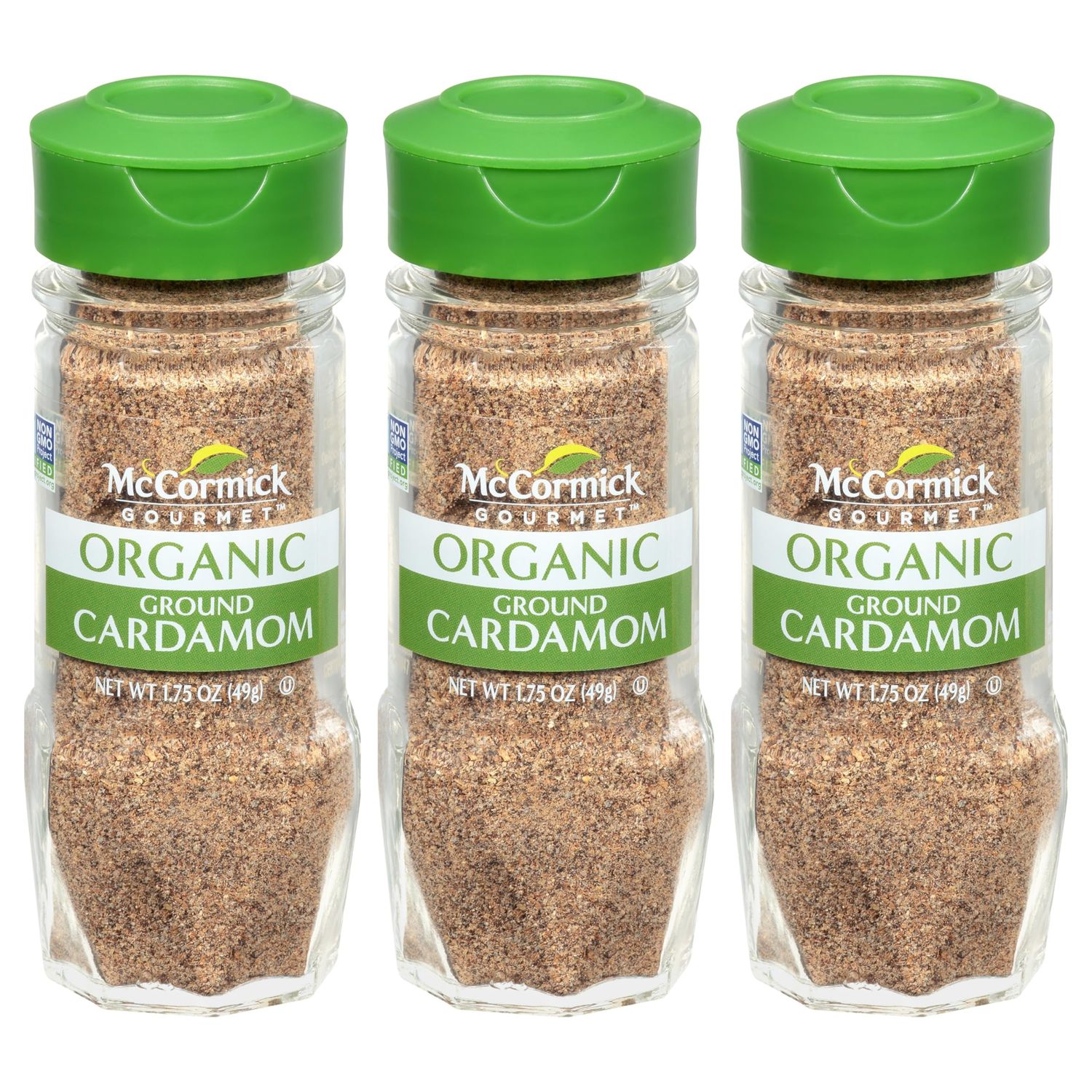 McCormick Gourmet Organic Ground Cardamom, 1.75 oz (Pack of 3)
