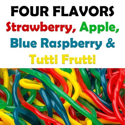 Zombie Barf Rainbow Lace Licorice Mixed Fruit Flavored Strings Fun Unique Halloween Candy Gag Gift for Birthday Girls, Boys, Kids & Teens (5.5 Ounces)