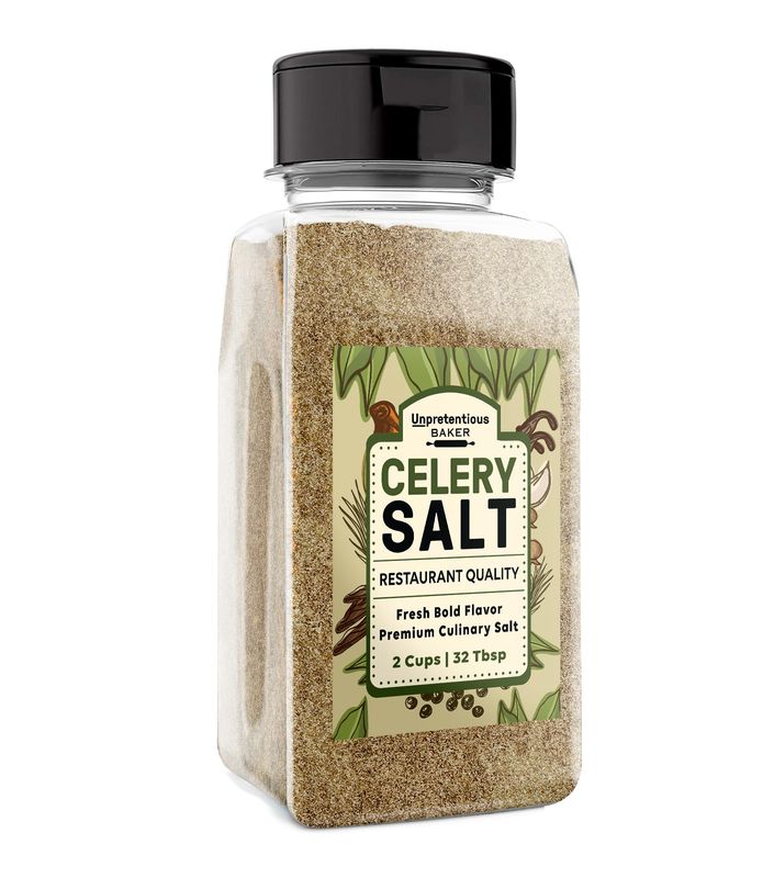 Unpretentious Celery Salt (2 Cups), Restaurant Quality, Traditional Seasoning, Bold Fresh Flavor