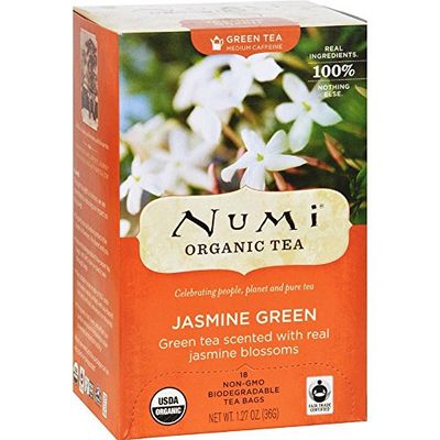 Organic Tea, Jasmine Green by Numi Tea (Pack of 2)