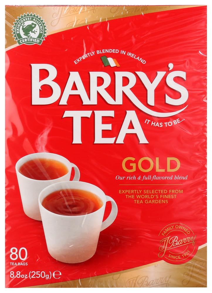 Barry&#39;s Tea Gold Blend, 80-Tea Bag Boxes (Pack of 6)