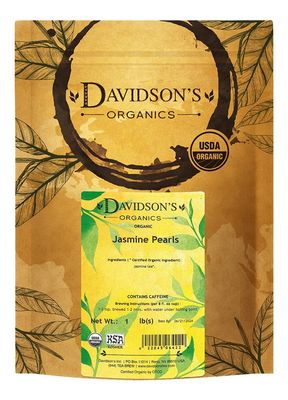 Davidson&#39;s Tea Bulk, Herbs and Spice Jasmin Pearl Tea, 16-Ounce Bag