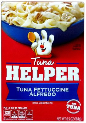 Betty Crocker TUNA FETTUCCINE ALFREDO Tuna Helper 6.5oz (4 Pack)