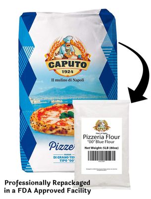 Antimo Caputo Pizzeria Flour for Authentic Pizza Dough, 80 Ounce (5 Pound Bag) Repack