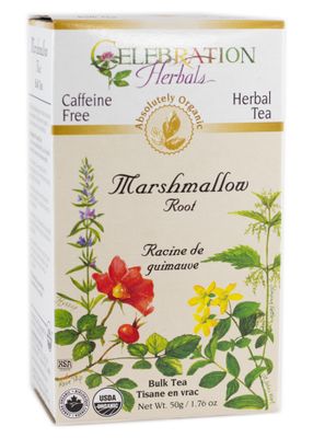 Celebration Herbals Organic Marshmallow Root Bulk Tea Caffeine Free -- 1.76 oz
